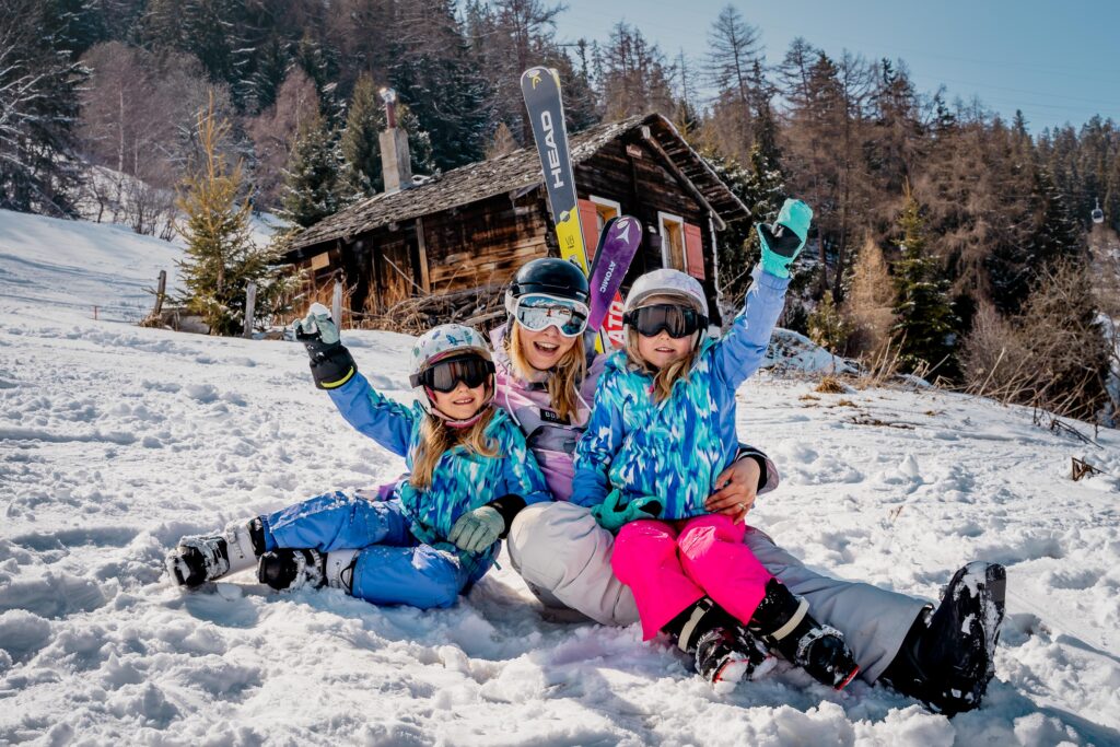 skiing with kids la tzoumaz